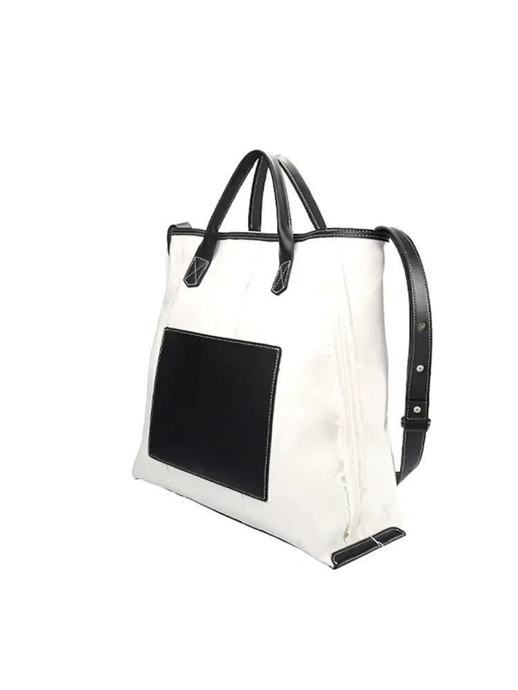 New Large-Capacity Canvas Tote Shoulder Bag