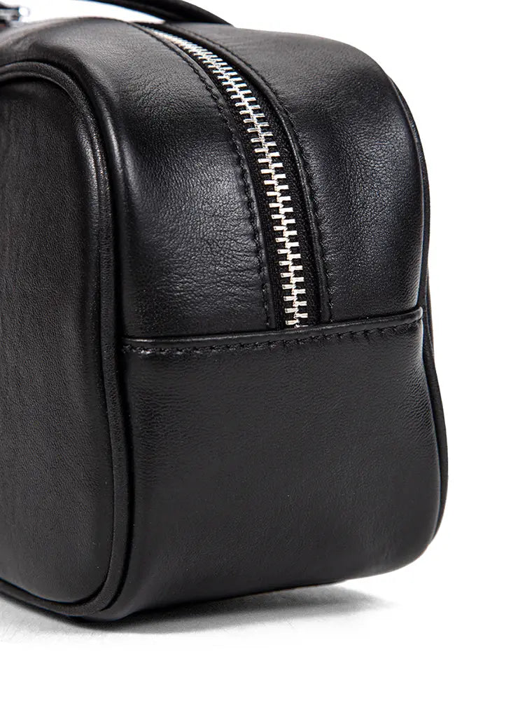 Belair Vegetable-Tanned Leather Baguette Evening Bag