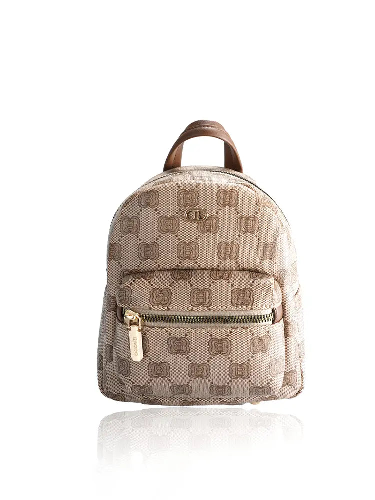 Checkerboard Design Backpack