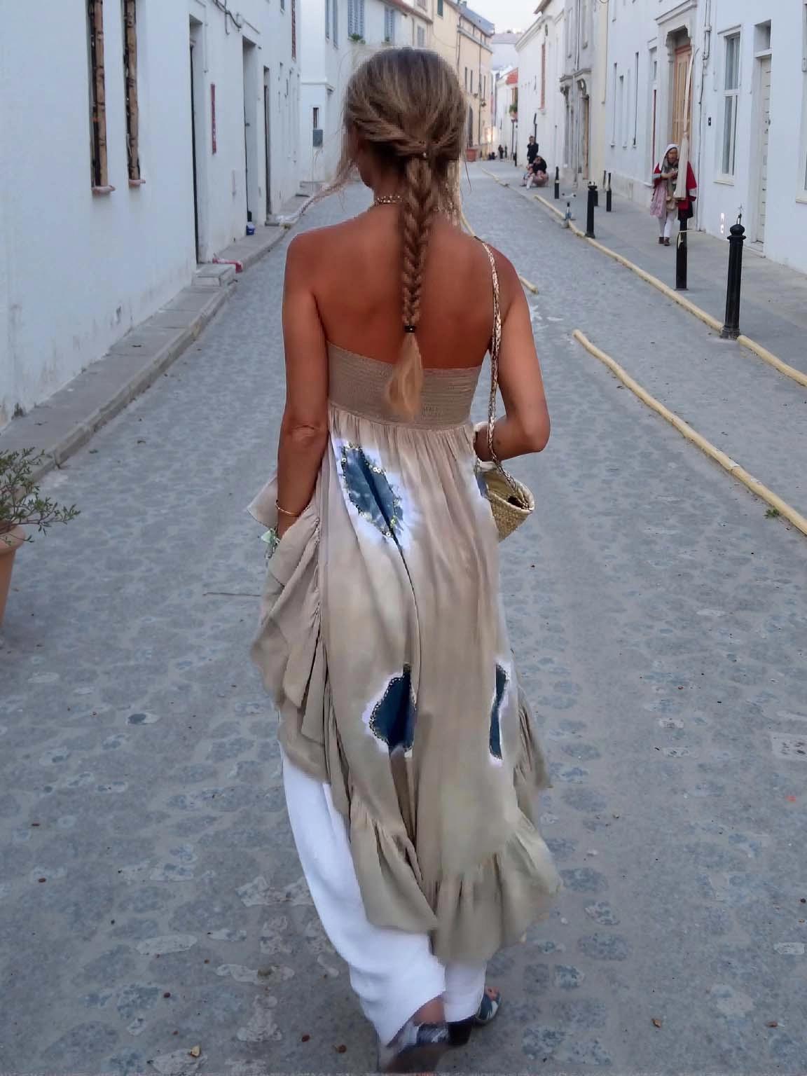 Bohemian Harem Pants Set