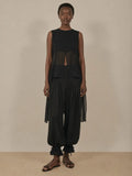 Sheer Layered Pant Set
