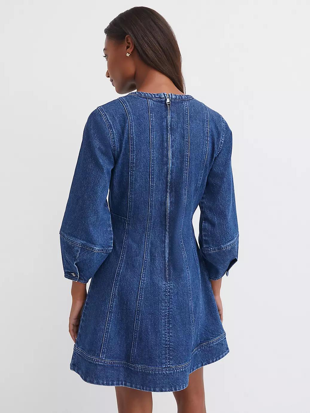 Vintage Denim Mini Dress