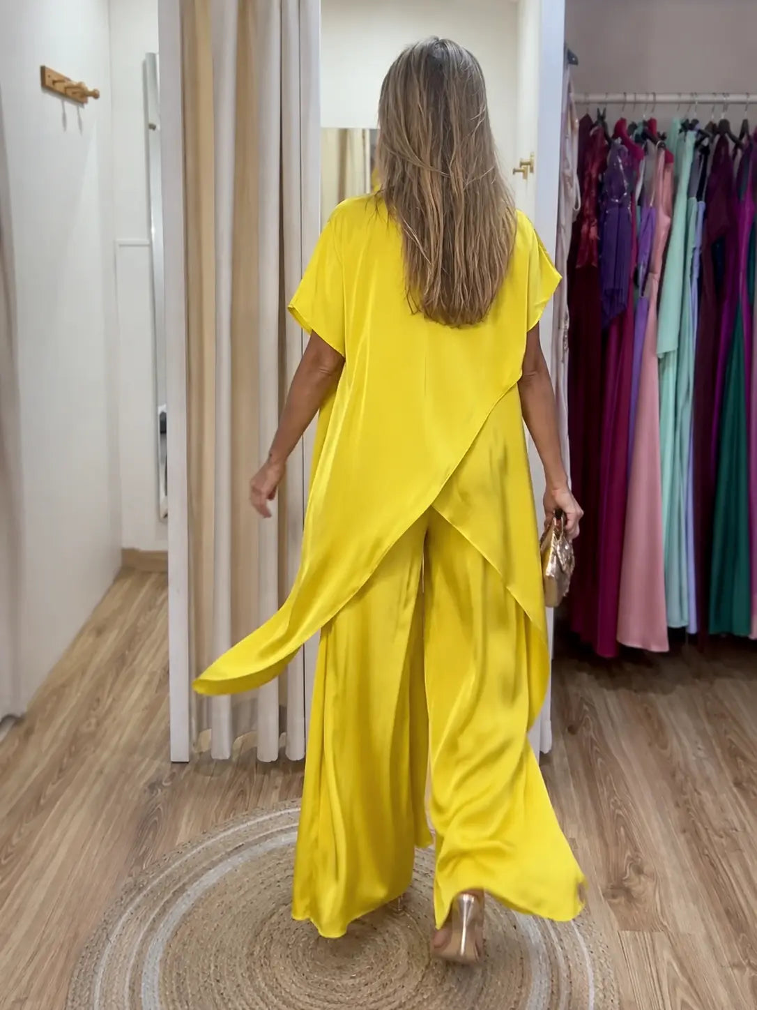 Flowing Drape Two-Piece Set