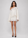 Asymmetric Lace Mini Set