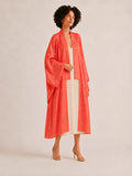 Elegant Draped Kimono Robe