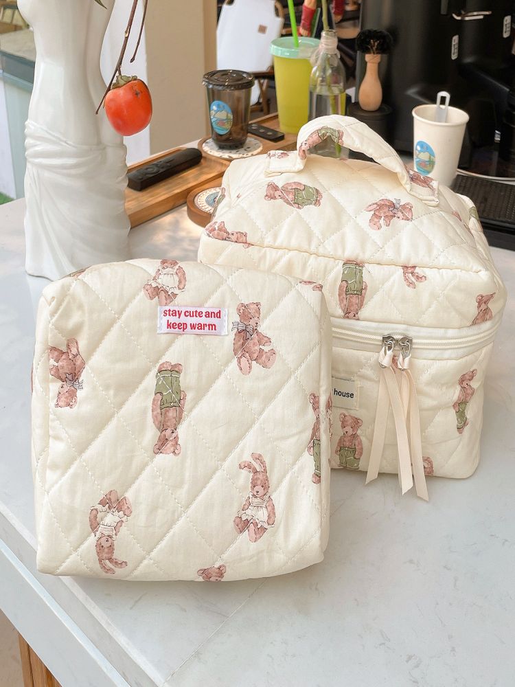 Forest Bear Makeup Bag