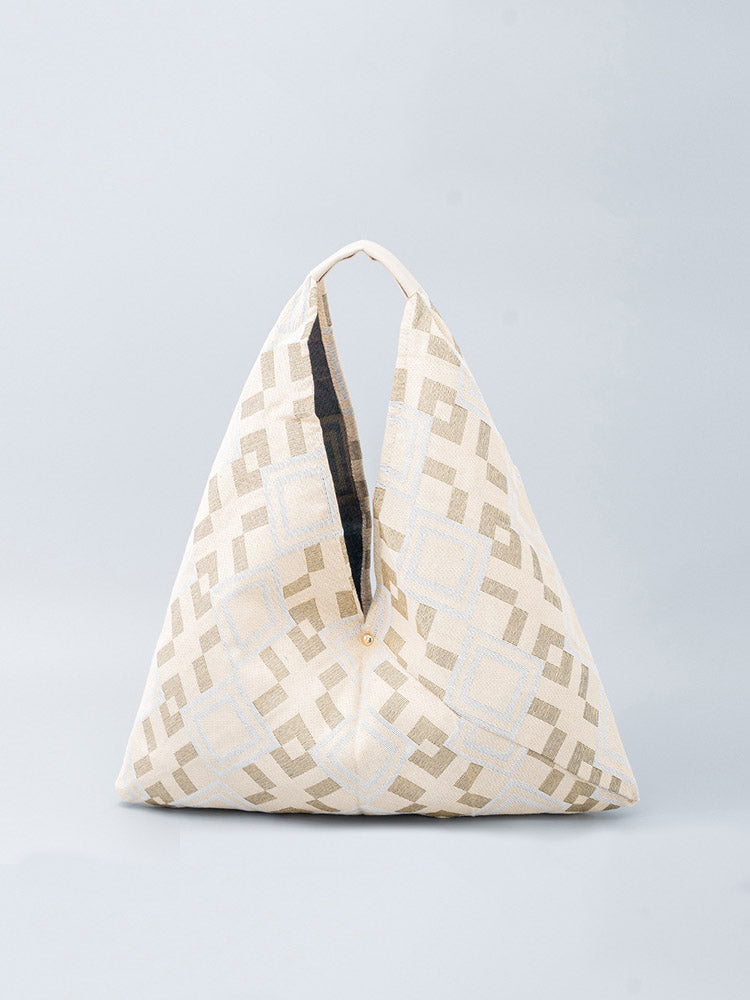 Canvas Triangle Bag - Printed