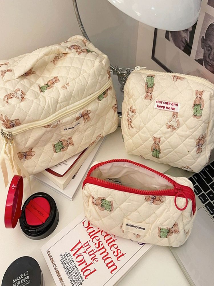 Forest Bear Makeup Bag