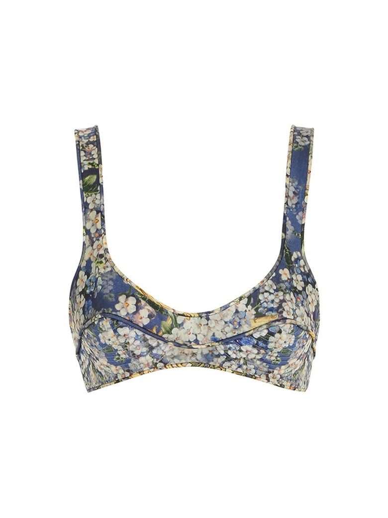 Floral Bralette Maxi Skirt Set