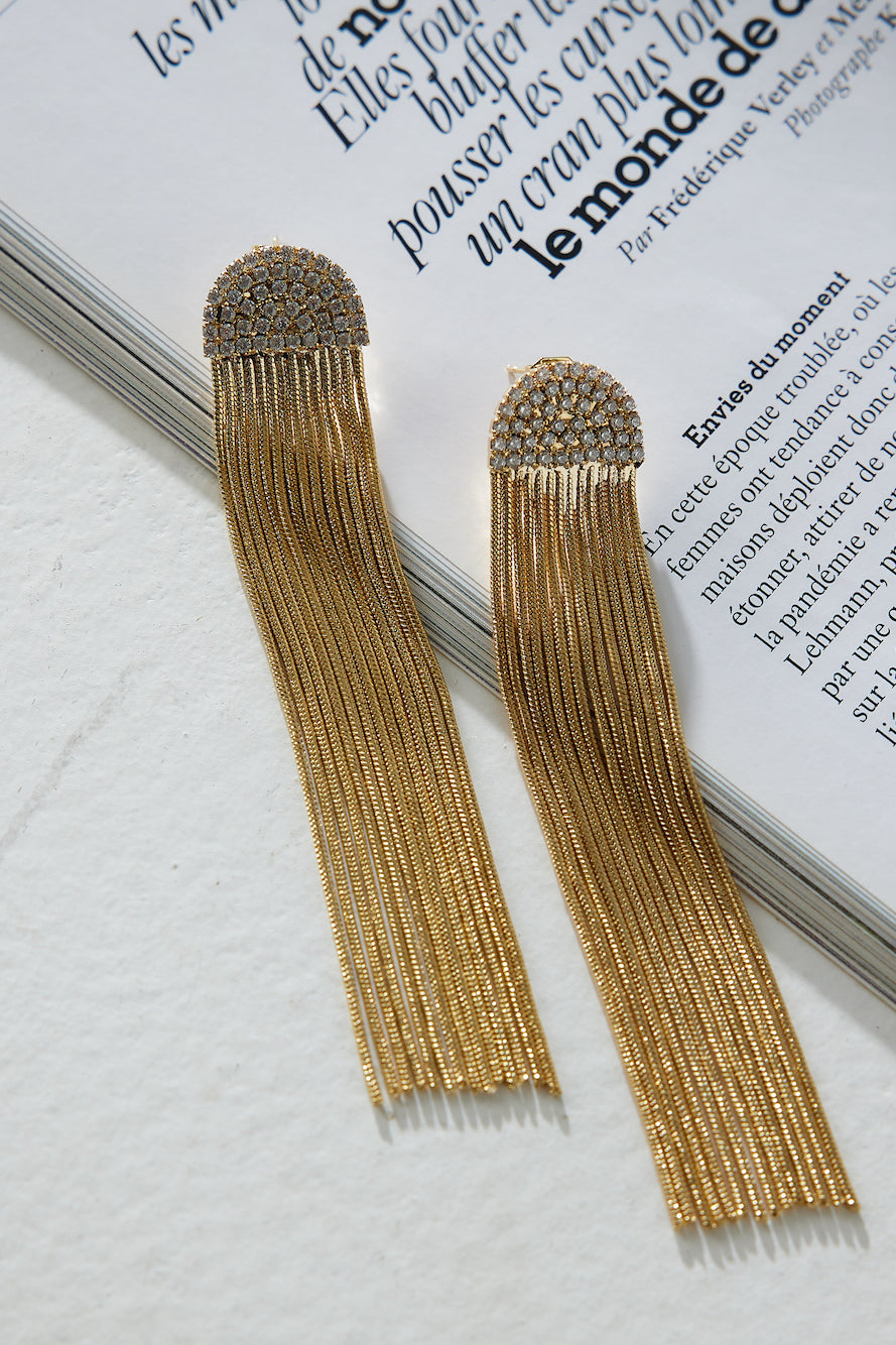 18k Gold Plated Golden Times Earrings Gold