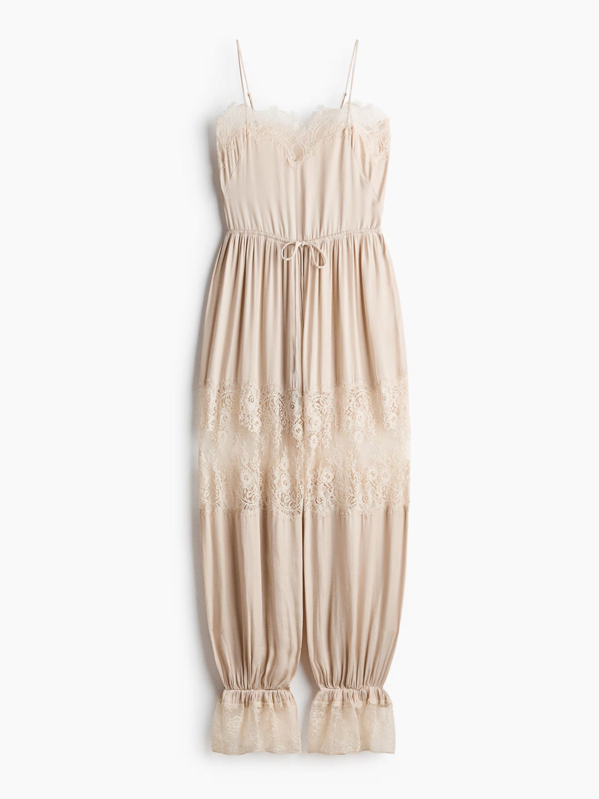 Romantic Drawstring Harem Jumpsuit