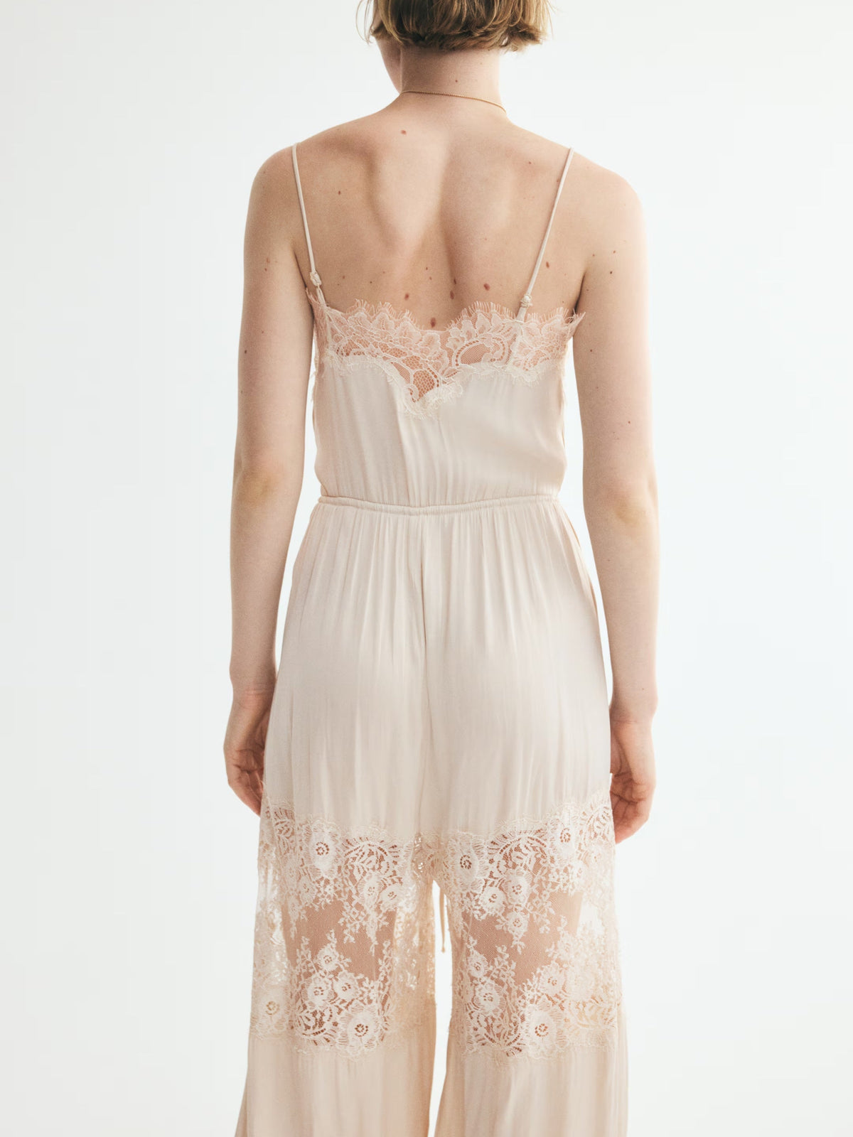 Romantic Drawstring Harem Jumpsuit