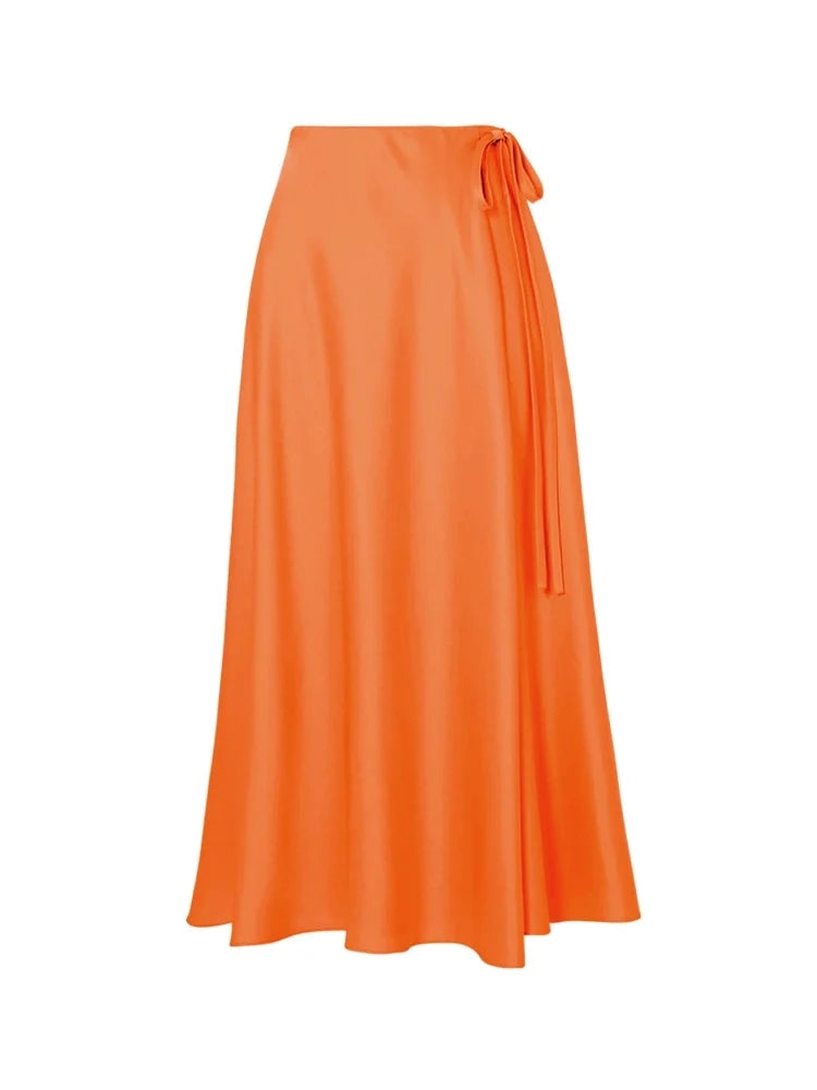 Spaghetti Strap Floral Cutout Colorblock Set