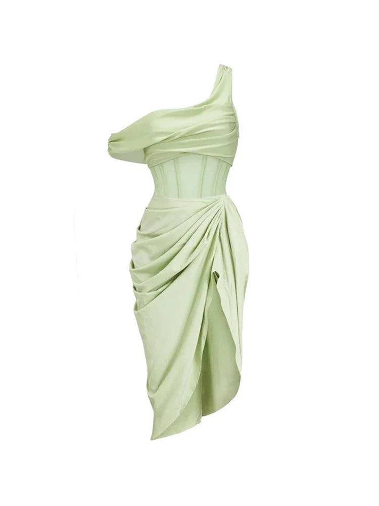 Apple Green Vintage Style Swimsuit Set
