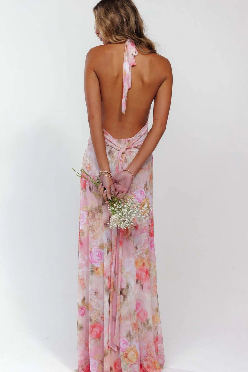 Camoni Polka Dot Diary Maxi Dress